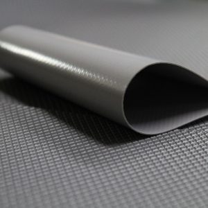 Тентовая ткань ПВХ морозостойкая Panama оптом 900 гр/м2, размер 3х50м серый (Ral 7042)