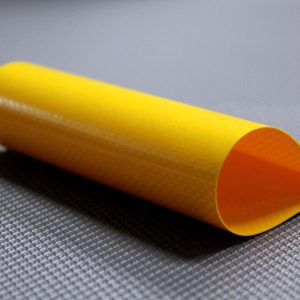 Тентовая ткань ПВХ Panama оптом 900 гр/м2, размер 3х50м желтый (Ral 1003)